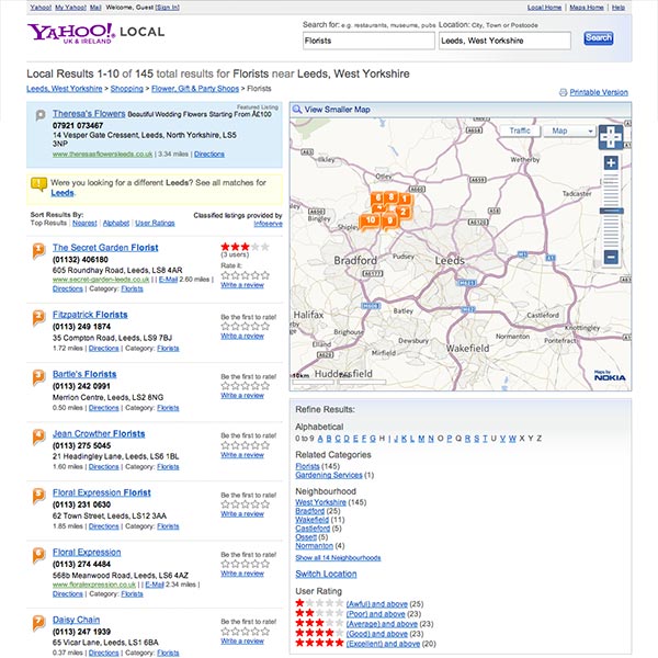 Yahoo! Local UK
